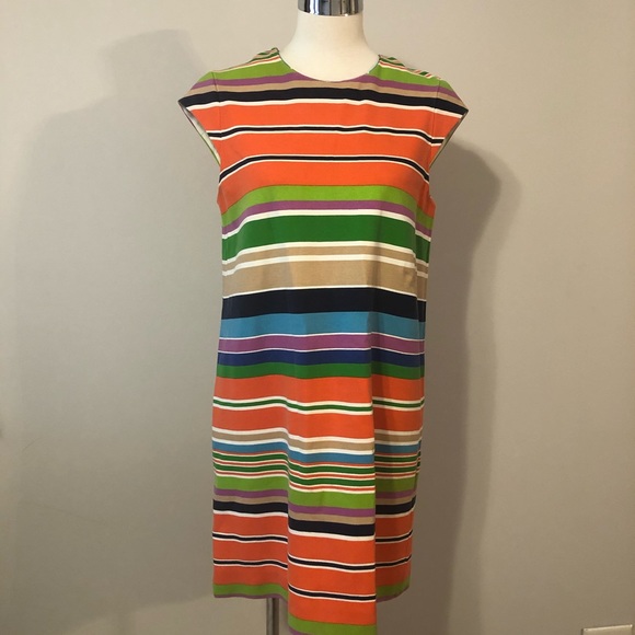 Kate Spade Nico Colorful Striped Shift Dress - Picture 3 of 8